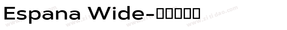 Espana Wide字体转换